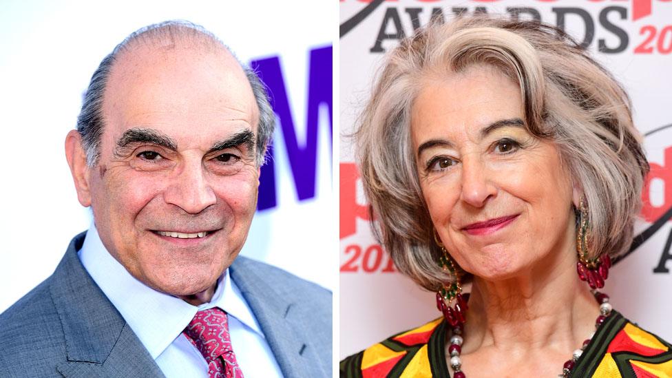 David Suchet and Maureen Lipman