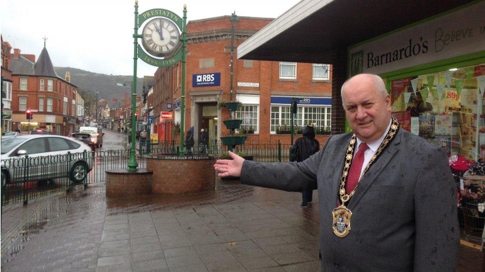 Prestatyn mayor Bob Murray