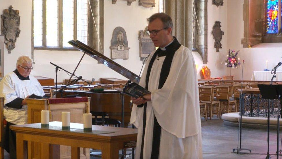 The Reverend Joe Dent, St Andrew's Church