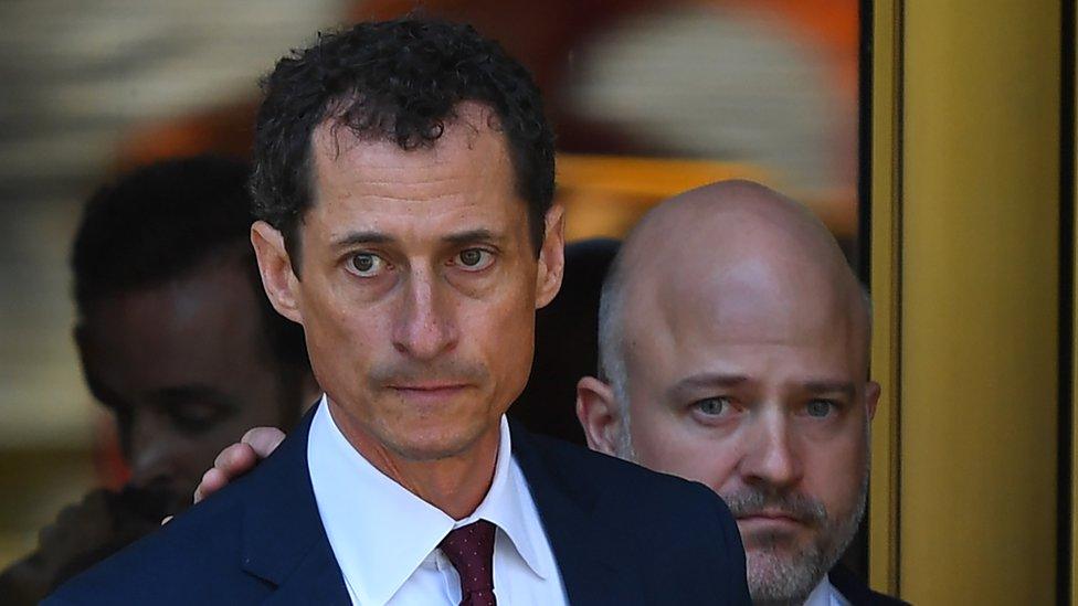 Anthony Weiner at court