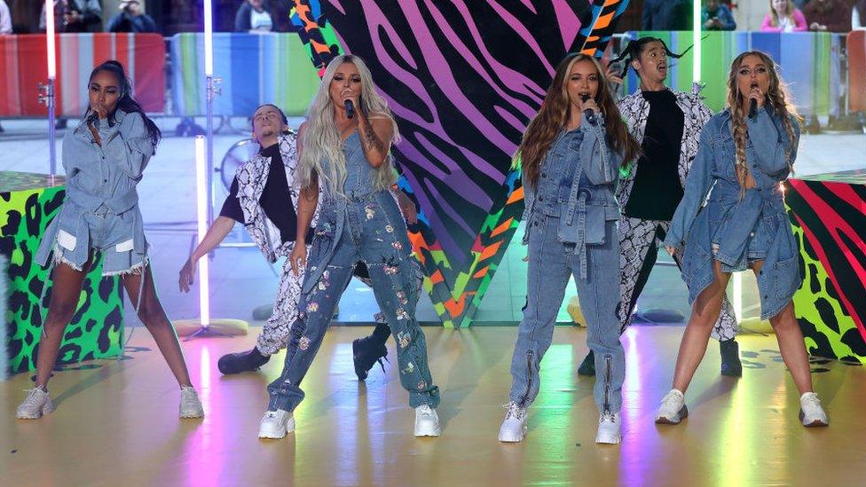 Little Mix perform their new single Bounce Back at The One Show on June 2019.