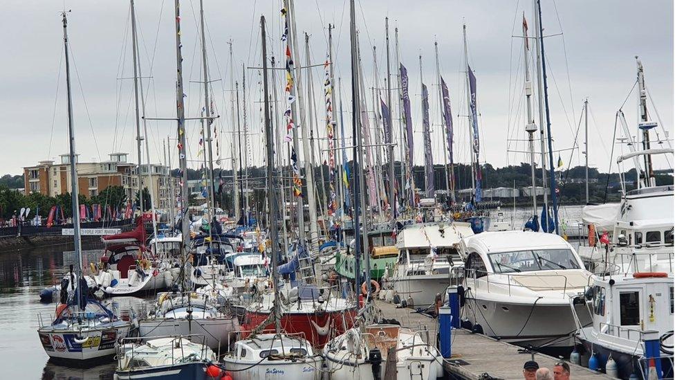 dewrrys quay during martime festival