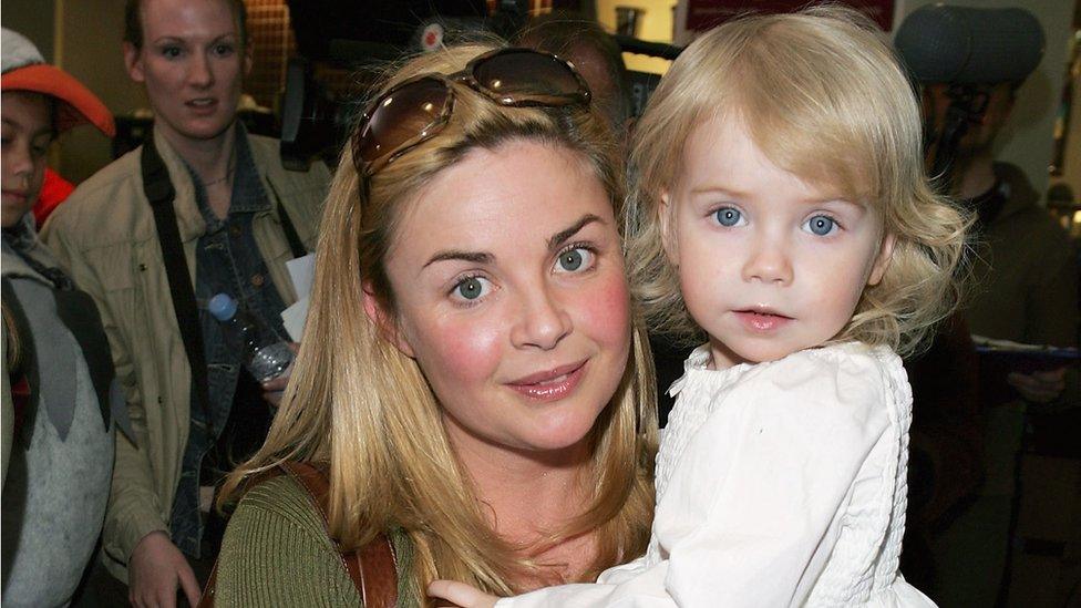 Gail Porter and daughter Honey