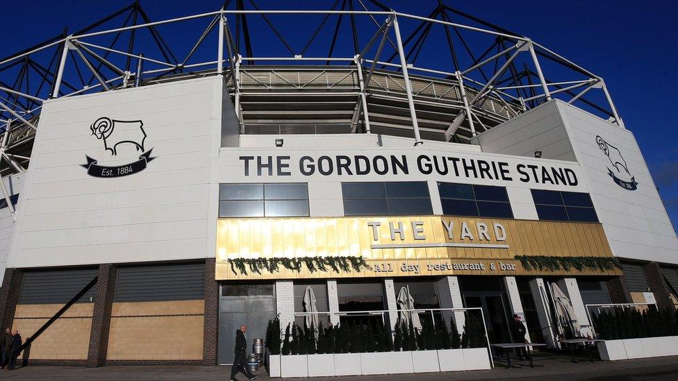 Pride Park, home of Derby County