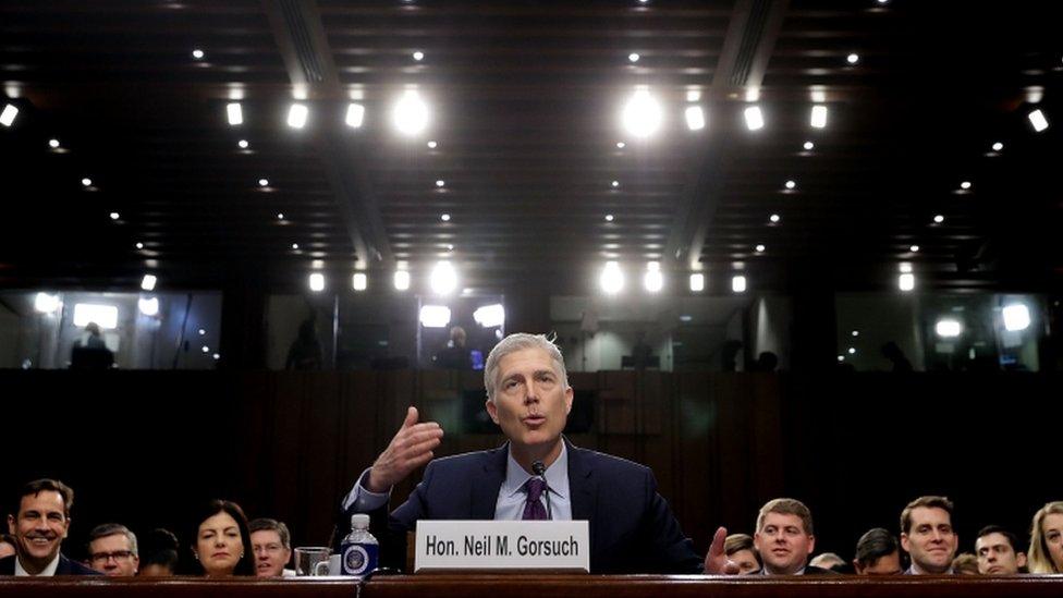 Neil Gorsuch said he would not be listing his favourite or least favourite precedents