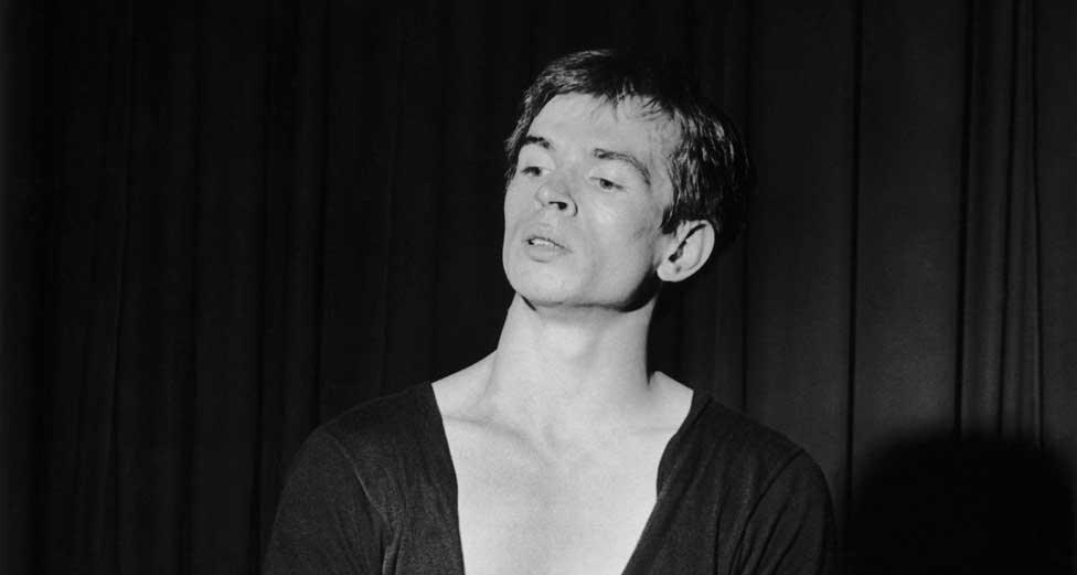 Nureyev pictured while performing with the Kirov Ballet in 1960