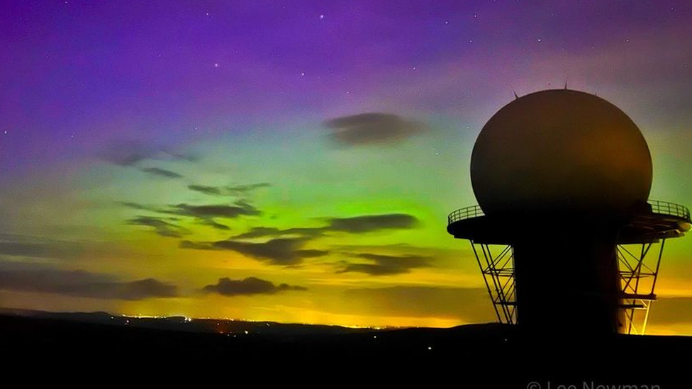 Aurora Borealis in Shropshire