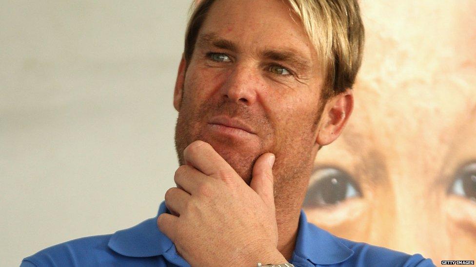 Shane Warne looks on during the Shane Warne Foundation Family Day at Luna Park on December 3, 2013 in Melbourne