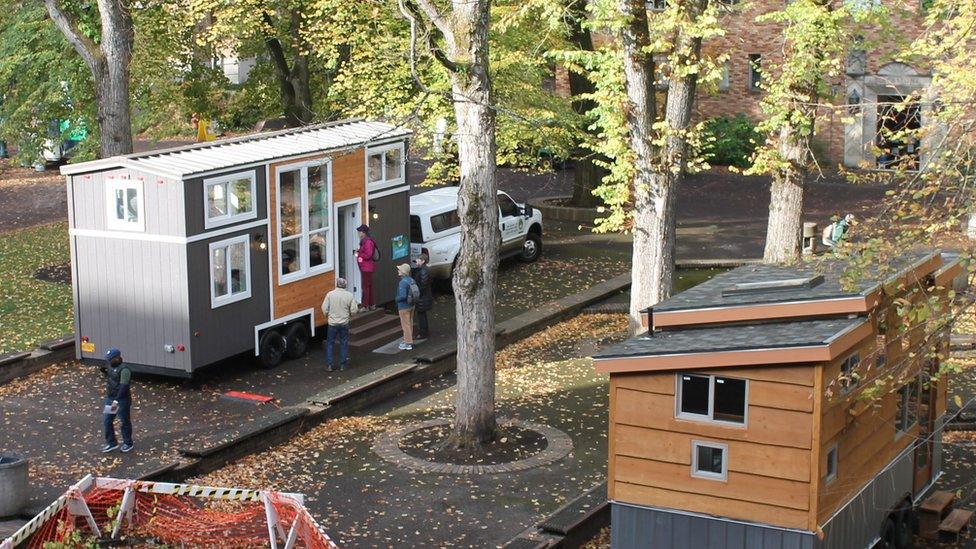 Tiny house in Portland, Oregon