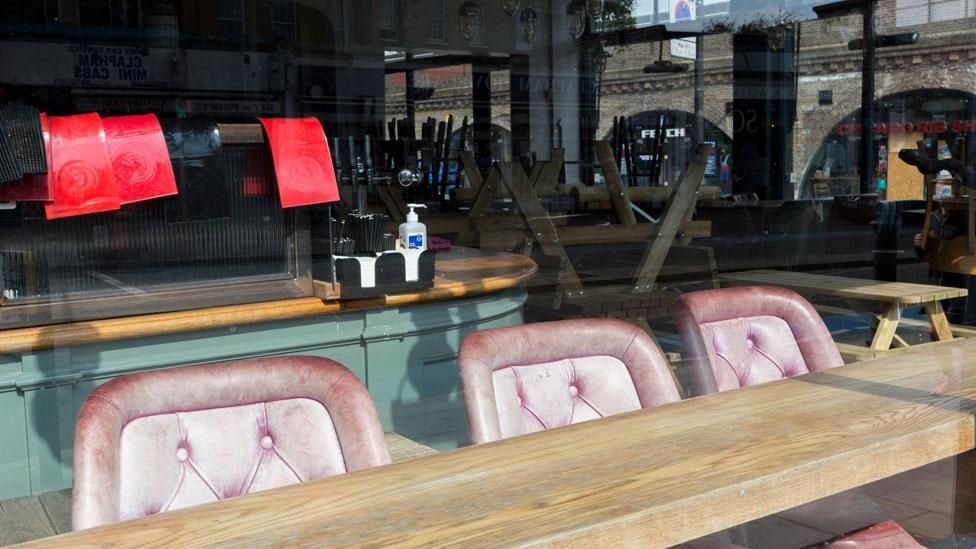 An empty pub in south London