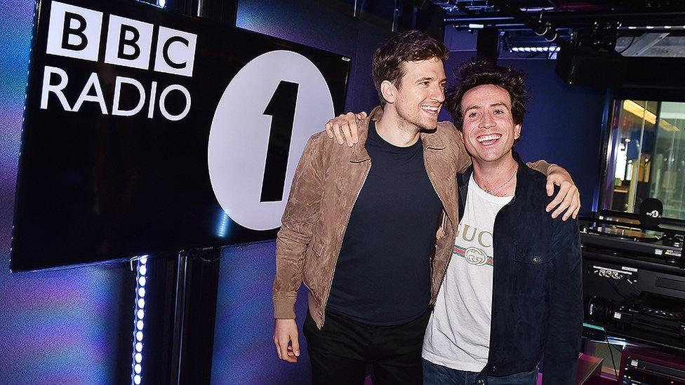 Greg James and Nick Grimshaw