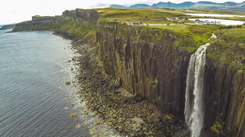 Kilt Rock in Skye
