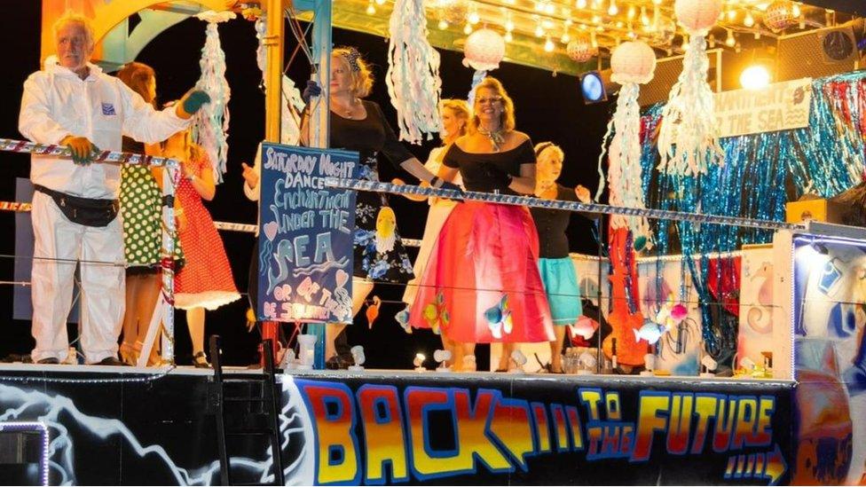 Back to the Future float