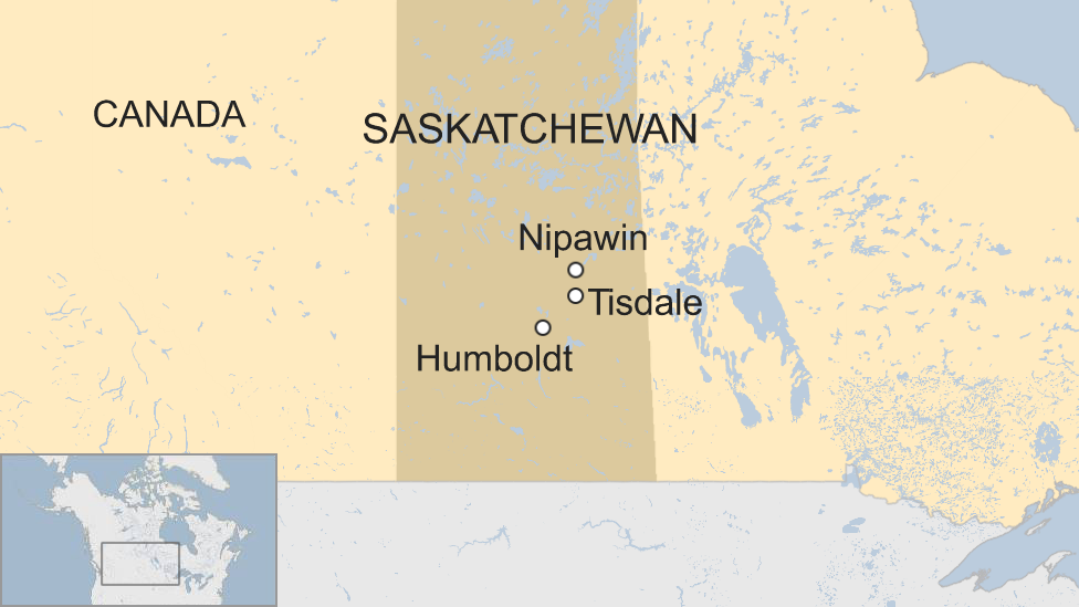 Map of Saskatchewan