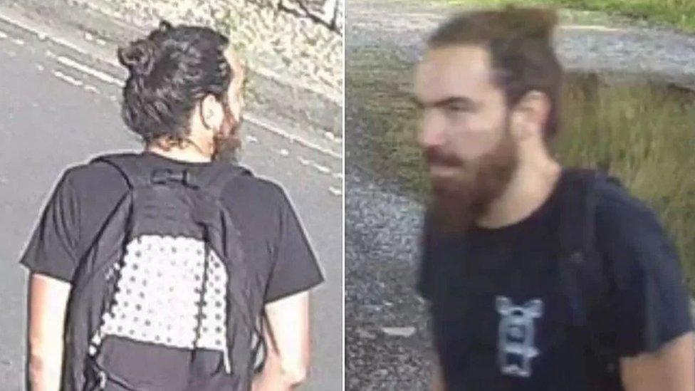 CCTV images of Jesus Moreno