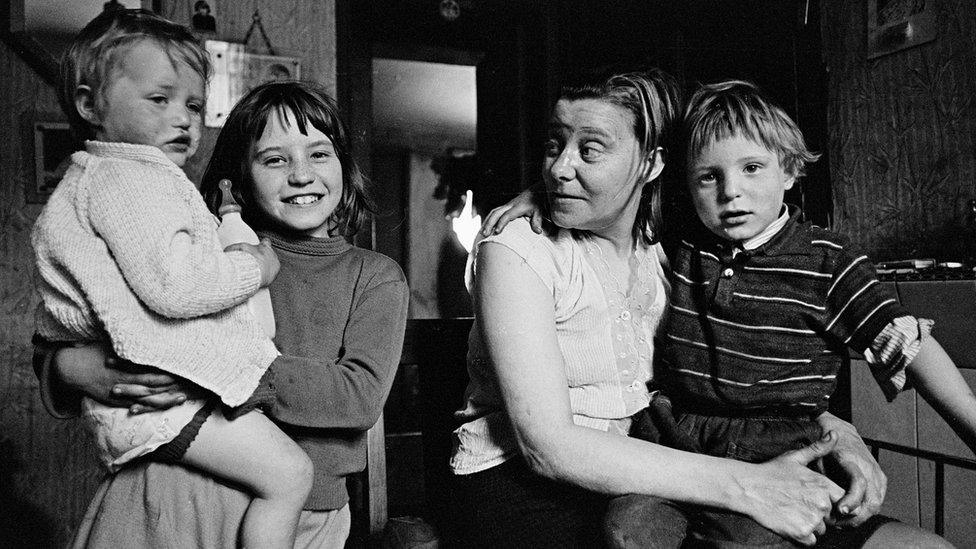 Mrs Tandy and her family, Sheffield 1969