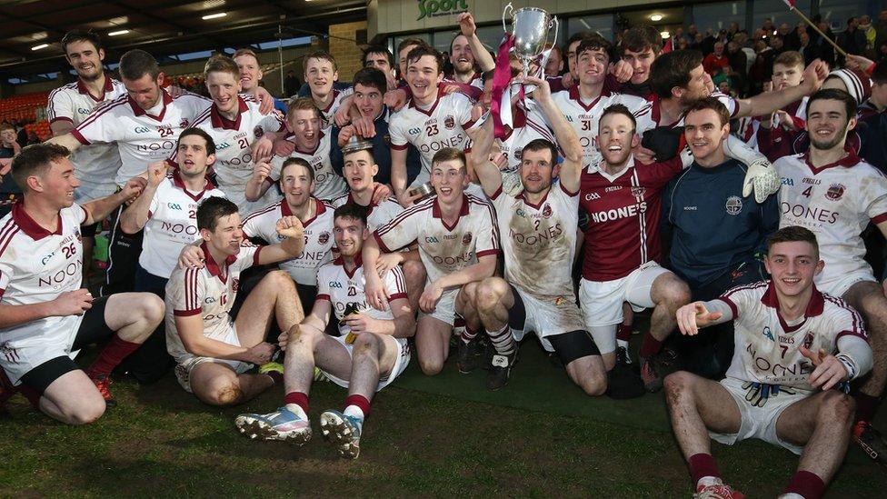 The football final victory over Kilcoo caped a magnificent year for Slaughtneil's GAA club