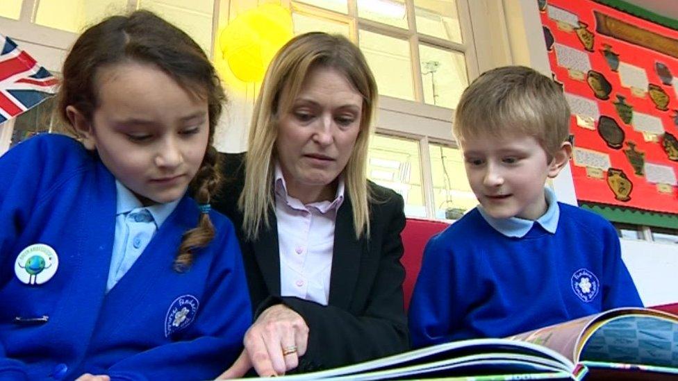 Emma Titchener and children