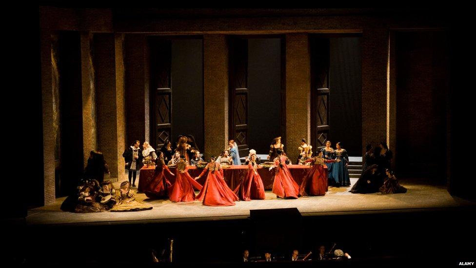 Donizetti's Lucrezia Borgia performed in Piedmont, Italy