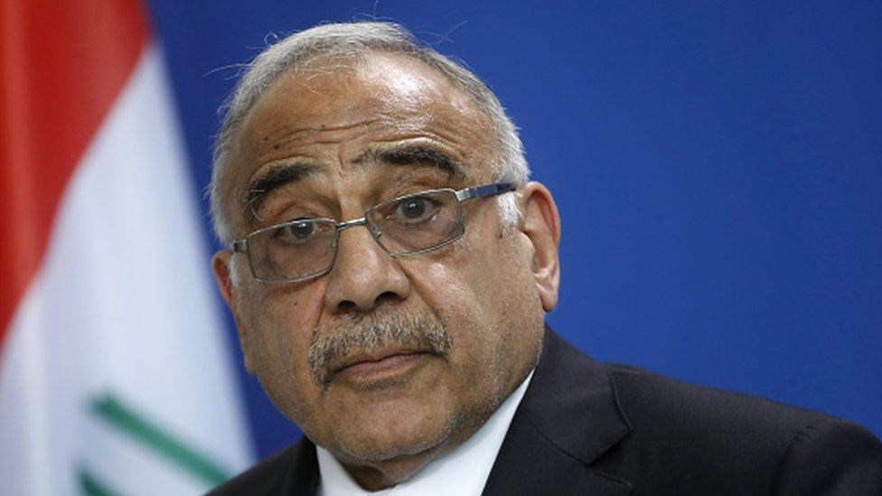 Iraq's Prime Minister Adel Abdel Mahdi has called for calm after three days of deadly protests