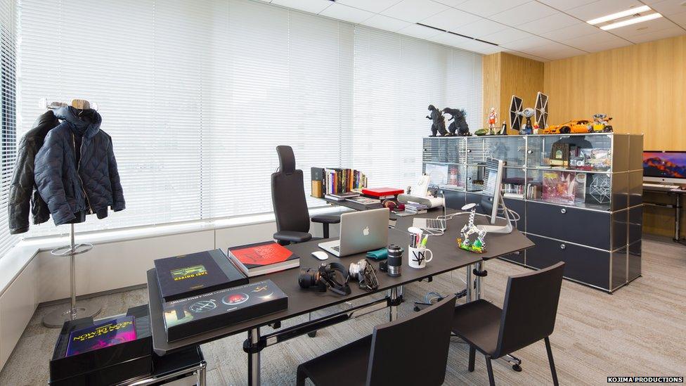 Hideo Kojima's office