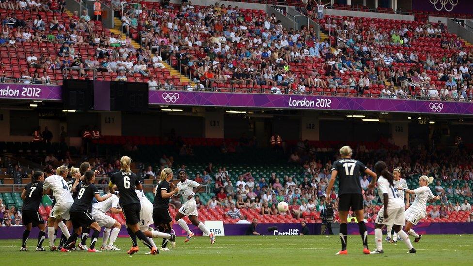 Great Britain play New Zealand in the 2012 Olympics in Cardiff