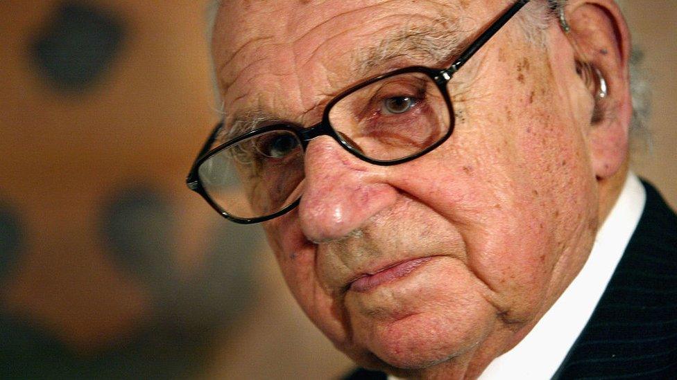 Sir Nicholas Winton pictured in 2004