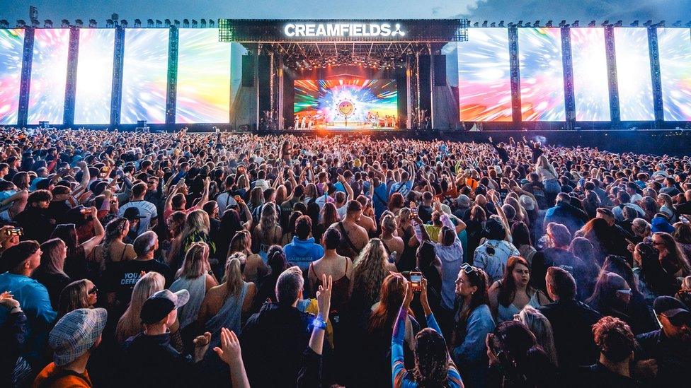 Crowd at Creamfields North