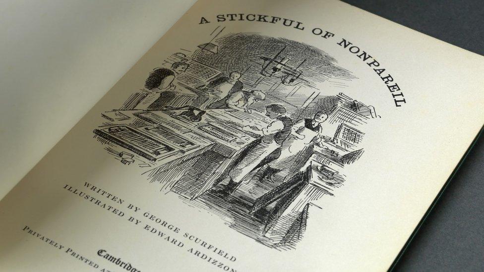 One of Edward Ardizzone's illustrations from A Stickful of Nonpareil