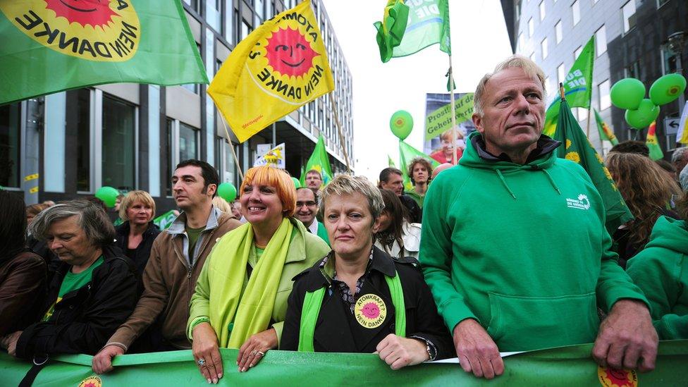 Greens anti-nuclear march in Berlin, 18 Sep 10