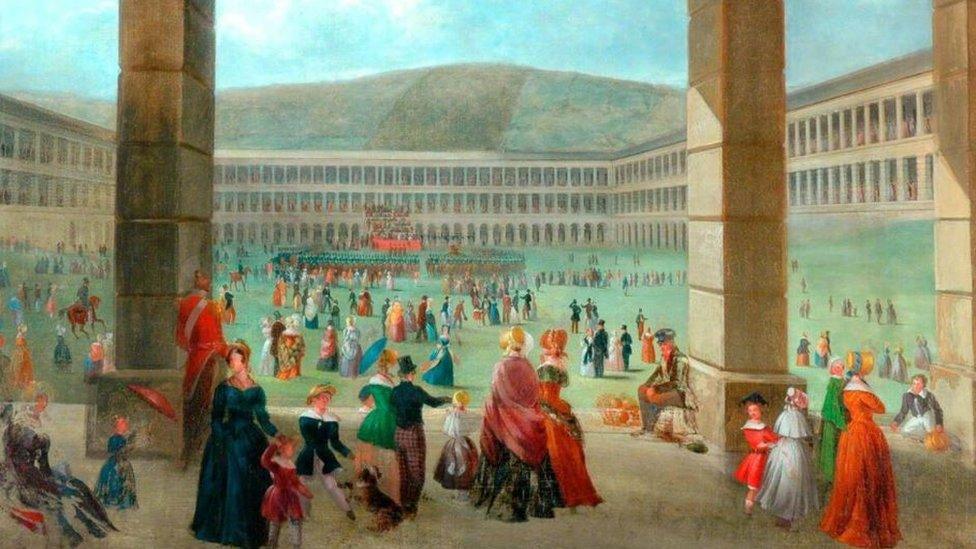 Piece Hall (detail)