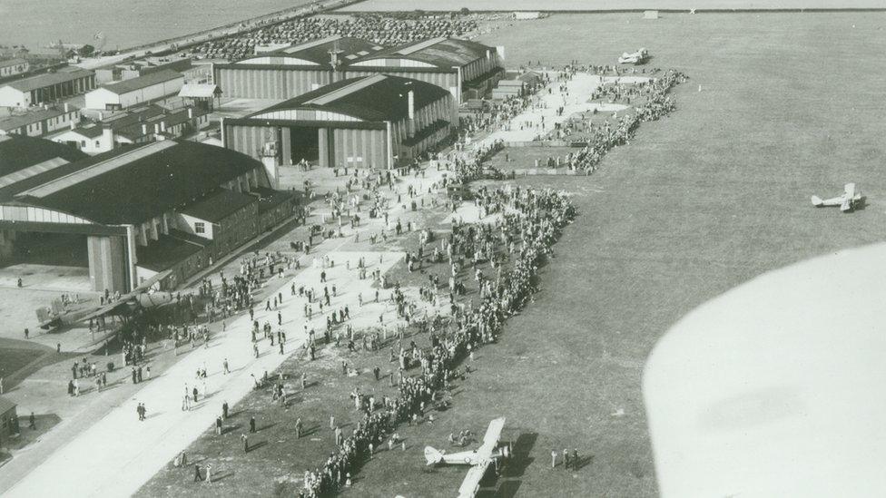 The 1937 Empire Air Day in Duxford