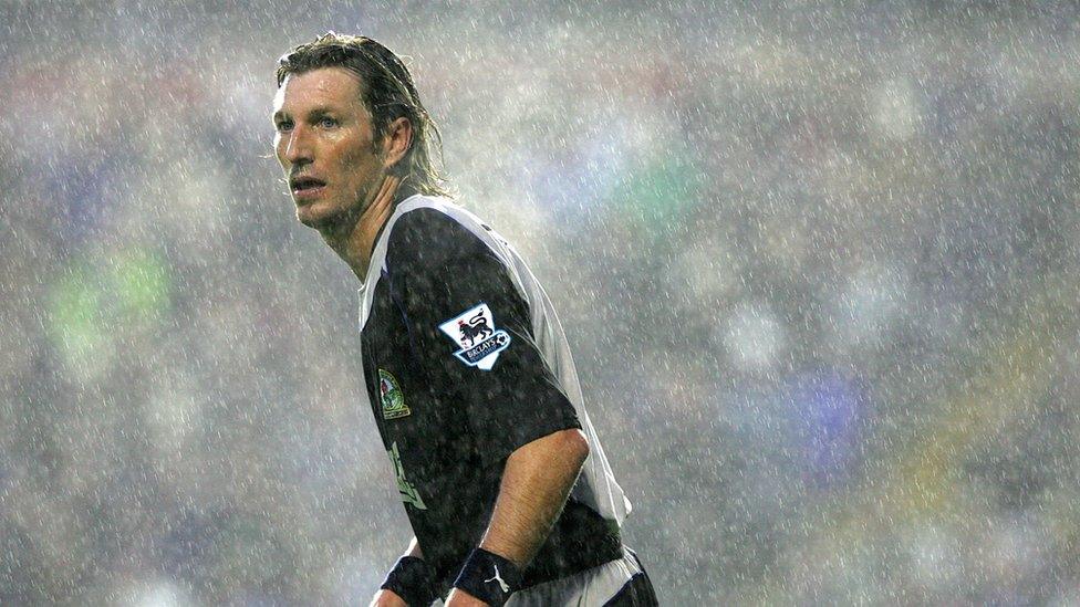 Robbie Savage playing football