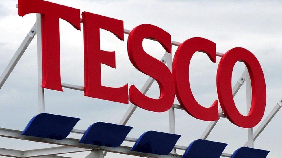 Tesco sign