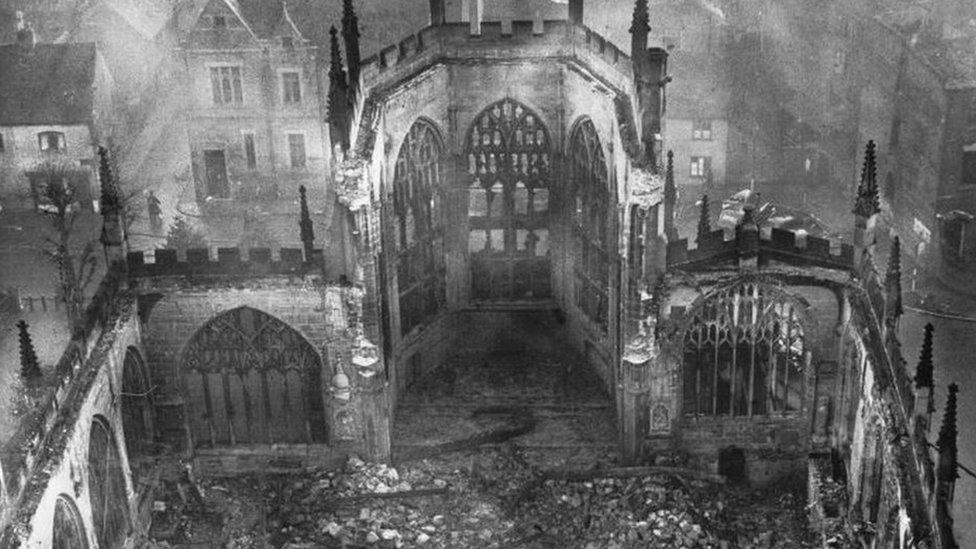 The bombed cathedral