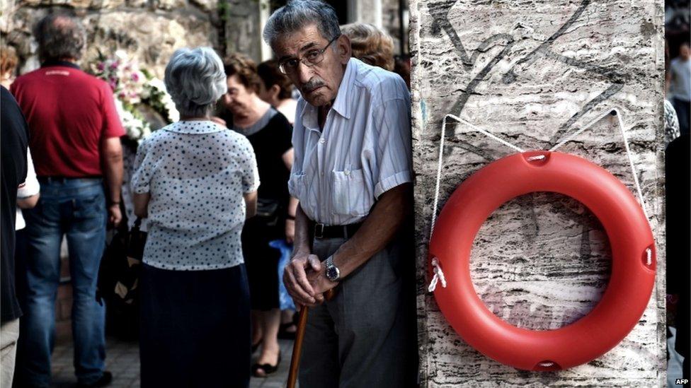 Elderly man in Athens