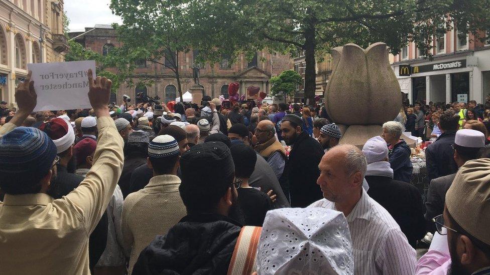 'Peace walk' in Manchester