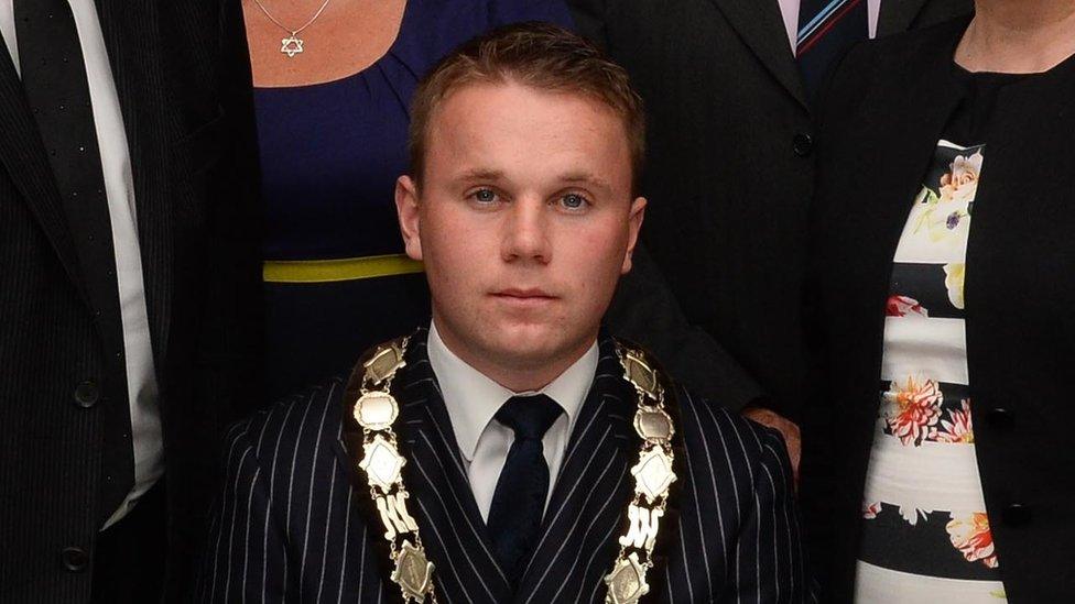 DUP councillor Thomas Hogg