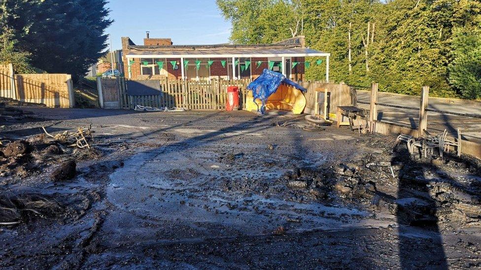 Playground at Halesfield Day Nursery