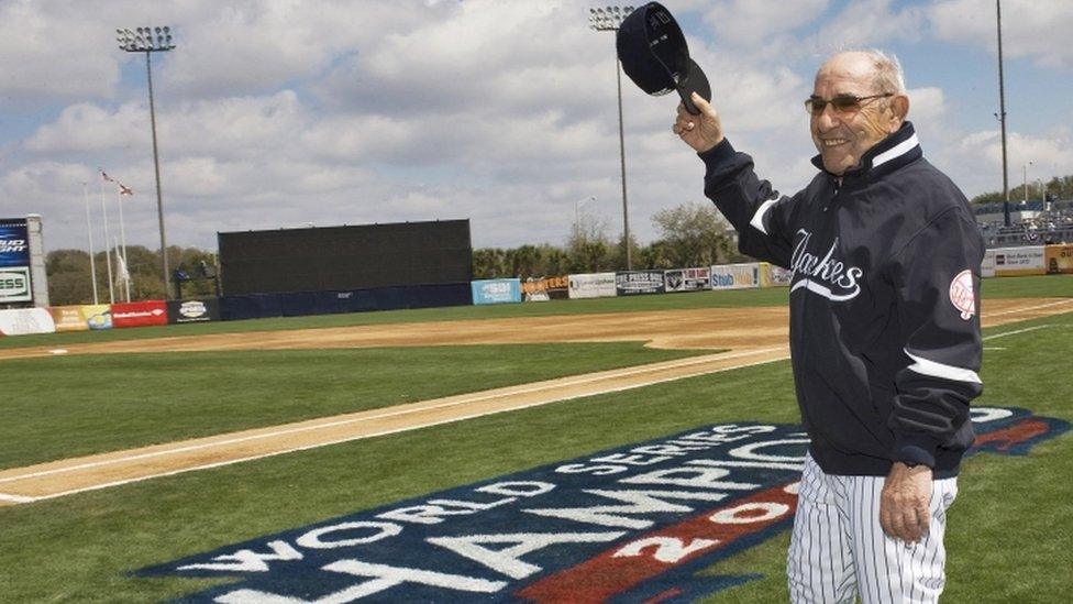 Yogi Berra in 2010