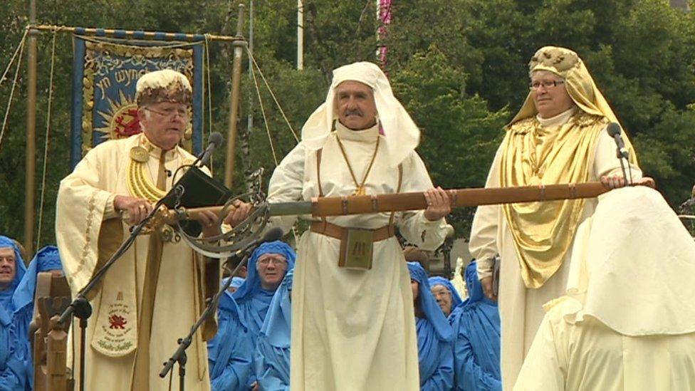 Seremoni gyhoeddi Eisteddfod Genedlaethol Caerdydd 2018