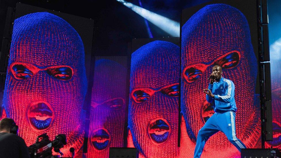 Stormzy on the Other stage Glastonbury 2017