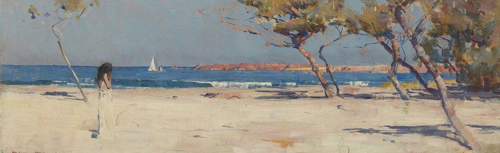 Ariadne by Arthur Streeton (1895)