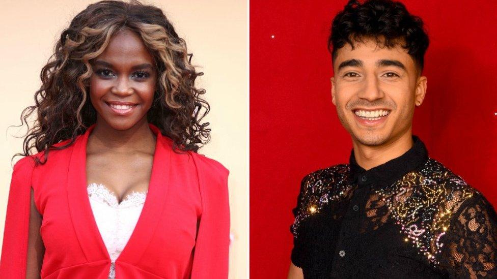 Oti Mabuse and Karim Zeroual.