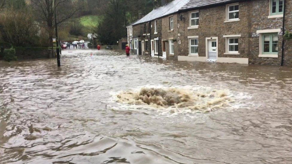 Floods in Whalley