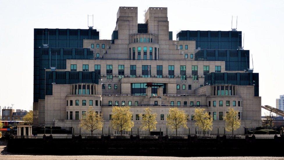 MI6 building in London