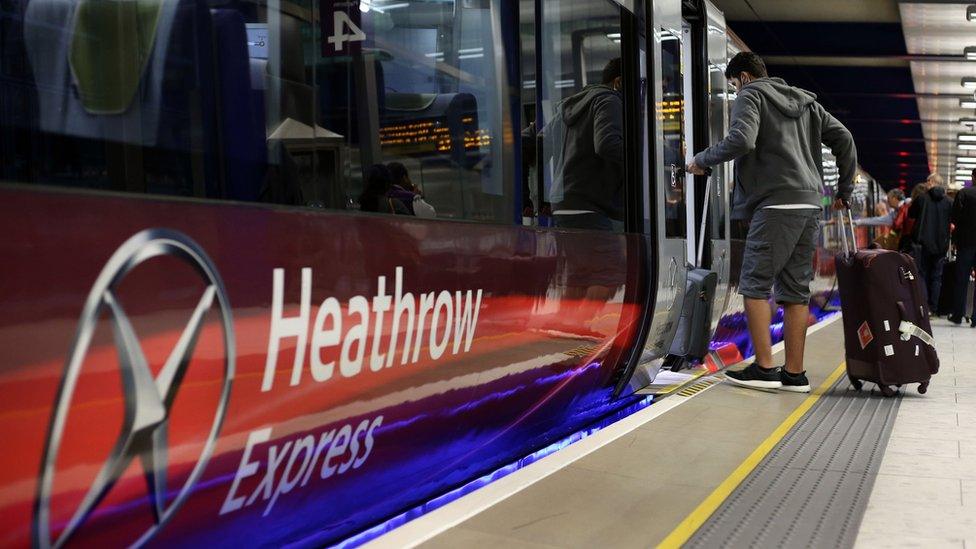 Heathrow Express train