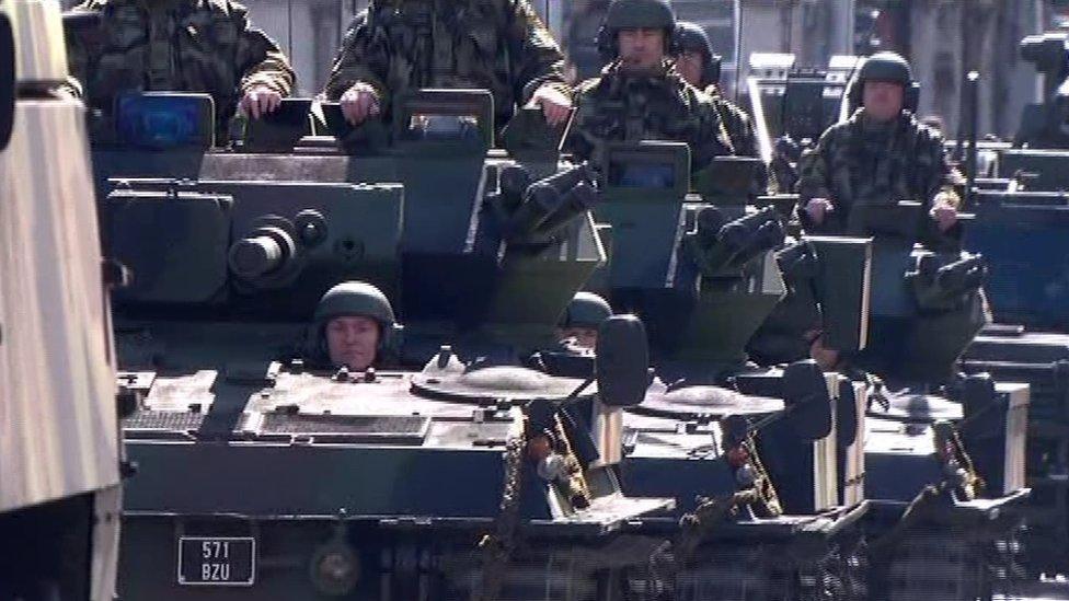 The Dublin parade was the largest military display ever held in the Republic of Ireland