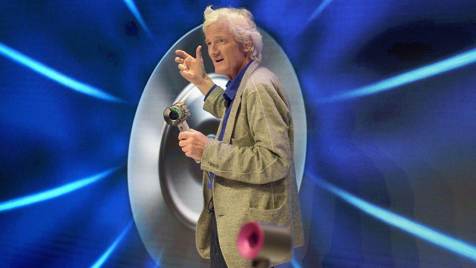 Dyson founder and chief engineer Sir James Dyson speaks onstage during the Dyson Supersonic Hair Dryer launch event at Center548 on September 14, 2016 in New York City.