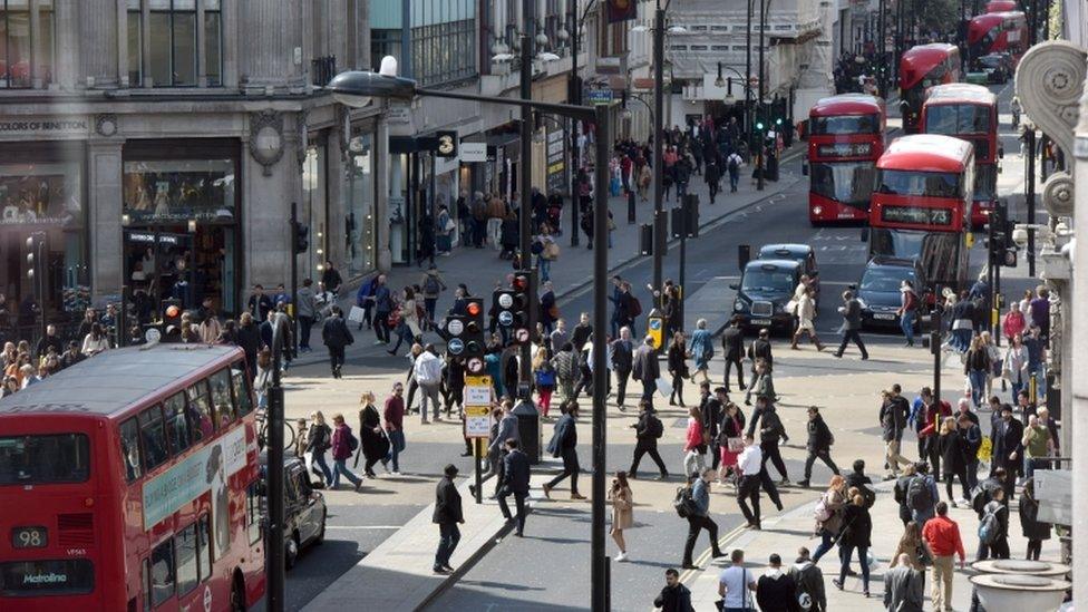 Oxford Street in London